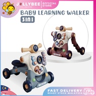 Jollybee 3IN1 Walker Bicycle Scooter Stand Early Learning High Quality Toddler Baby Musical Push Wal