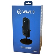 Elgato Wave:3 MK.2 Premium USB Condenser Microphone (Black), 10MAO9901