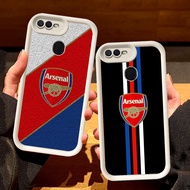 White Casing for OPPO F5 A12 A5 A3S A1K A12s F9 A7 F7 A5S A11K A12E Pro S130 A-Arsenal-FC