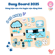 Bảng bận rộn Busy Board mới 2025 rèn luyện vận động tinh cho bé - Lalala baby