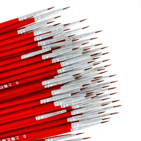10pcs Fine Hand Painted Thin Hook Line Pen Paint Brush Art Supplies Drawing Art Pen Paint Brush Nylo