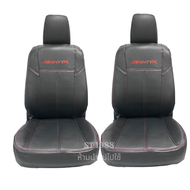 *มีให้เลือกหลายสี* ลาย3 รุ่น MIGHTY-X หุ้มเบาะรถยนต์แบบสวมทับ วัสดุกึ่งสังเคราะห์เกรด A+ ดีไซน์สปอร์
