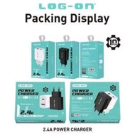 Log On Power Charger 2.4A Speedy VI LO-C57 USB A+TYPE C