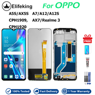 6.2" LCD For Oppo A5S AX5S A7 AX7 A12 A12S Realme 3 Display Touch Screen Digitizer Assembly Replacement With Free Tools