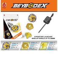 Beyblade Burst X UX-03 Wizard Rod With Launcher Set Metal Beyblade Durable Kid Toys For Children Boy