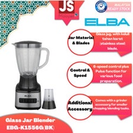 ELBA EBG-K1556G(BK) Glass Jar Blender