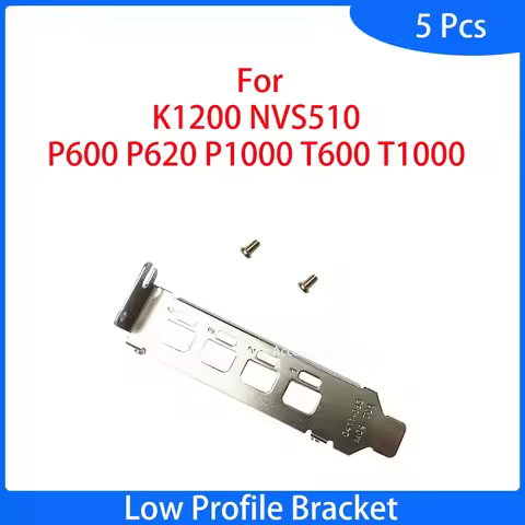 Low Profile Bracket for Quadro K1200 NVS510 P600 P620 P1000 T600 T1000 Graphics Card Baffle Short St