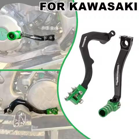 Motorcycle Parts CNC Foot Brake Lever Pedal For KAWASAKI KX450F 2006-2018 KX450 2020 KLX450R 2008-20