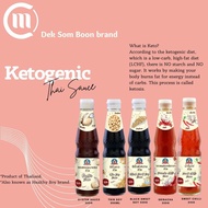 [Ketogenic] Oyster Sauce, Thin Soy, Black Sweet Soy, Sriracha, Sweet Chilli - DekSomBoon (HealthyBoy) brand, Thai Sauces