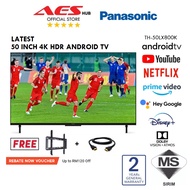 FREE SHIPPING Panasonic Android TV 50 Inch TV Android Premium 4K Smart TV LED TV Television 电视机 電視機 TH-50LX800K