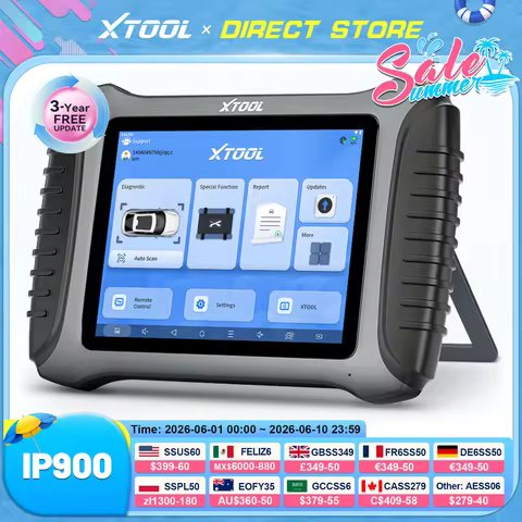XTOOL InPlus IP900 Automotive Scanner VS XTOOL D8S Diagnostic Tools AI-Assisted Bidirectional OBD2 S