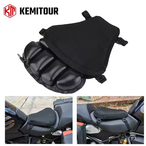KEMITOUR Air Pad Motorcycle Seat Cushion For F850GS F800GS NC750X For V-Strom 650 For Vulcan 650S CB