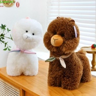 LANAFAY Alpaca Plush Toys, Chubby Face Soft Plush Llama Dolls, Baby Sleeping Toy Collection PP Cotto