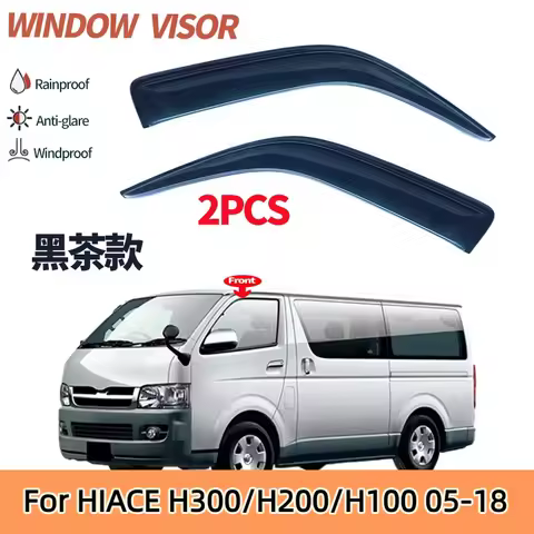 For HIACE H300 H200 H100 rain proof windshield with rain eyebrows, window sunshade, and rain protect