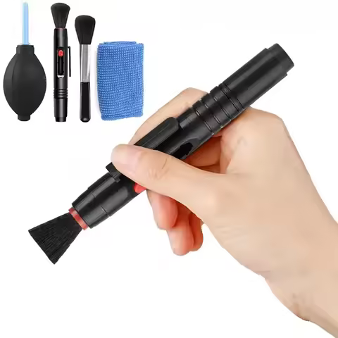 Lens Cleaning Pen with Soft Brush Double-Sided Carbon Head for Camera Lens Optical Lens Glasses PS4 