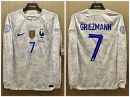 Nike法國2022世界盃版作客長袖商業球迷版球衣#7 Griezmann M size