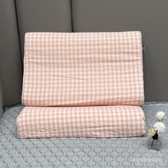 ST/🎫Latex Pillowcase Pillowcase Washable Cotton Pure Cotton All Cotton Memory Foam Pillow Case Adult and Children Autumn
