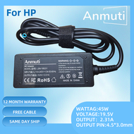 Anmuti 45W 19.5V 2.31A 4.5*3.0mm Blue tip Laptop charger adapter for hp Zbook 14u G4 G5 15u 15 G3 St