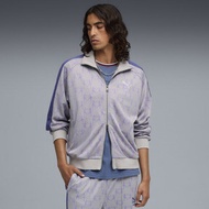 [Medium/Gray Echo/Aop] x KIDSUPER T7 Jacket Unisex in Gray Echo/Aop, Size Medium by PUMA