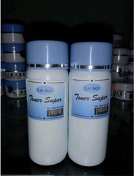 sepaket flek hitam linsky biru serum toner dan cream husus flek hitam