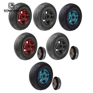 SONONIA Electric Scooter Tire Shock Absorption Rubber Wheel Hub Tyre for  4 Ultra Scooter Replacemen