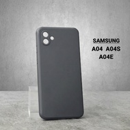 Samsung A04, A04s, A04e plain black case | SS galaxy flexible phone case protects the Samsung phone 