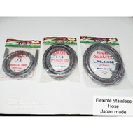 ✥LPG STAR FUJI HOSE - Japan made flexible stainless hose/heavy duty stove hose.☬hot