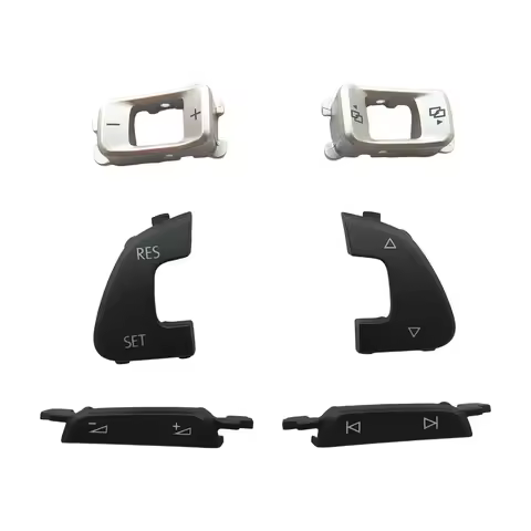 1pc Steering Wheel Multifunction Volume RES SET Button Cover Cap Trim For VW Golf 7 7.5 MK7 Passat B