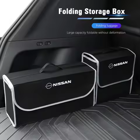 Car Trunk Organizer Box Large Capacity Folding Storage Bag For Nissan Qashqai 10 11 Tiida Juke Rogue