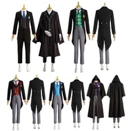Black Butler Boarding School cosplay costume Char C costume Sebastian Herman Edgar anime cosplay