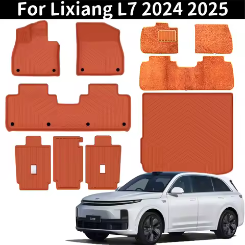 For Lixiang L7 2026 2025 2024 TPE Floor Mats & Trunk Mats, L7 Pro Max Ultra Waterproof Non-slip Foot