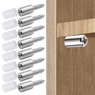Cross Self-tapping Screw Laminate Support with Rubber Sleeve / Nonslip Partition Bracket / Wardrobe Cabinet Glass Partition Screw Nail / Multifunction Cabinet Shelf Holder