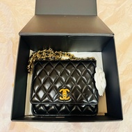 CHANEL WOC 經典黑金鏈條包｜近全新｜