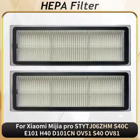 HEPA Filter For Xiaomi Mijia pro STYTJ06ZHM S40C E101 H40 D101CN OV51 S40 OV81 Robot Vacuum Cleaner 