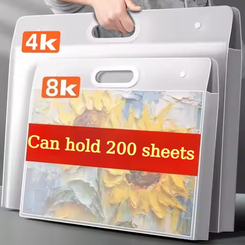 A2/A3/A4 Brochure and Artwork Storage Folder,Portfolio Storage Book,Sketchbook Handheld Storage Bag,