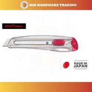 NT Cutter Transparent Junior L Red iL-120P(R) (18mm Blade) Made In Osaka Japan