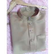 XS-5XL BAJU MELAYU NUDE ANAK AYAH SEDONDON/BAJU MELAYU SLIM FIT/BAJU MELAYU MODEN/BAJU MELAYU BUDAK/