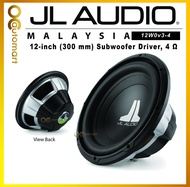 JL Audio 12 INCH Sub Woofer 12W0v3-4 Series Subwoofer Driver, 4-Ohm 12" Woofer