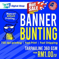 🔥🔥Banner & Bunting Printing | Custom Size & Finishing | Cetak Iklan Banner & Banting🔥🔥