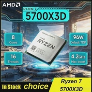 AMD | AMD Bulk CPU Ryzen 7 5700X3D 8-Core 16-Thread 3GHz Base Up to 4.1GHz 105W Ryzen 5000 Series AM