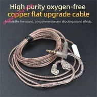 AUGUSTINA KZ Earphones Cord B/C Pin 3.5mm 2Pin Cable Twisted Cable Upgrade High-Purity ZS10 Earphone Wire