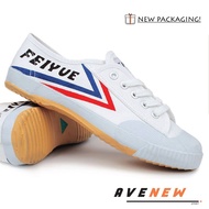 Feiyue Classic Martial Arts Shoe | Wushu / Taiji / Running Sneaker | White & Black 2 Colors | Non-Sl