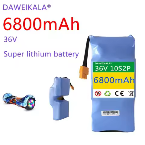 10s2p, 6,8 Ah, Original, 36v Battery 10s2p Battery 36v Battery Pack, Electric Balancing Vehicle Elec