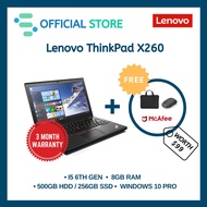 [Refurbished] Lenovo ThinkPad X260 Ultrabook Laptop | 12.5" INCH | Intel i5-6200U 6th Gen | 8GB Ram | 256GB SSD