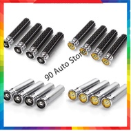 ‍ 4pcs Car Gate Lock Knob Pin Covers Carbon Fiber Door Lock Lift Screws for Renault Koleos Captur Ka