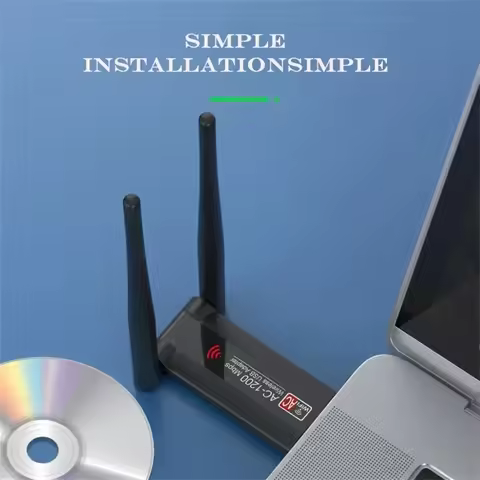 AC1200 Wireless Wlan Lan USB3.0 Wifi USB Adapter Dongle Dual Band 802.11ac With Antenna For Laptop D