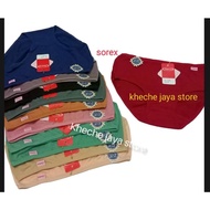 3 pcs plain sorex panties, adult women's bikini/