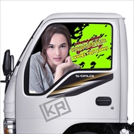 ELF TRUCK GLASS STICKER ONE WAY ELF TRUCK STICKER KIRANA STICKER CODE 02