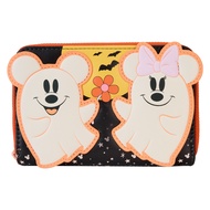 LOUNGEFLY-Mickey Minnie Funny Style Zipper Wallet