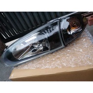 PROTON SATRIA WIRA PUTRA CRSYTAL BLACK HEADLAMP LAMPU DEPAN +FREE SIGNAL LAMP KIRI KANAN